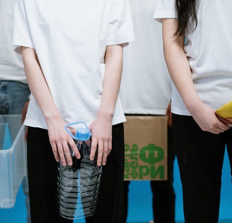 people holding diy masks