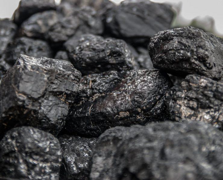 black close up coal dark