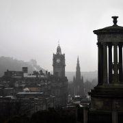 silhouette of big ben surrounded by fog during daytime