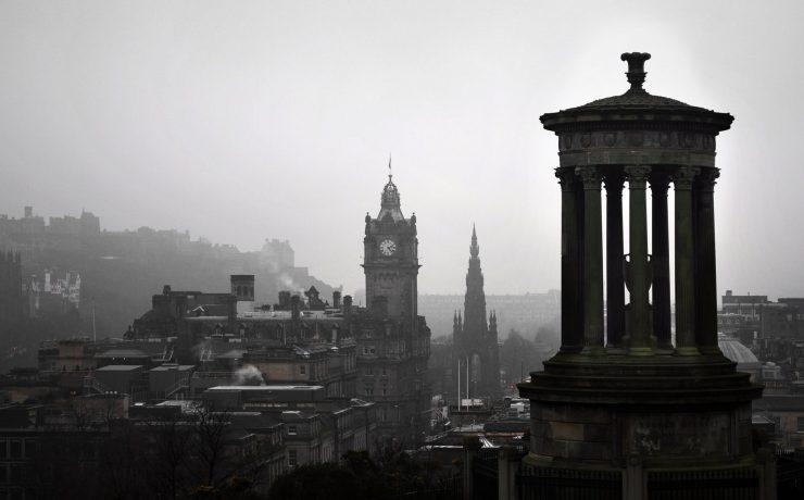 silhouette of big ben surrounded by fog during daytime