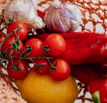 composition of assorted vegetables in food net