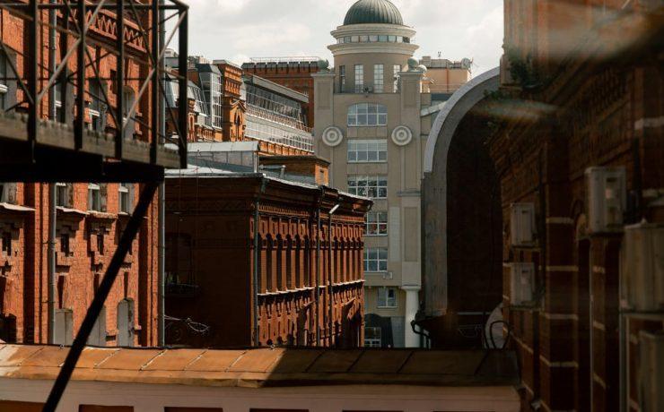view of city from roof