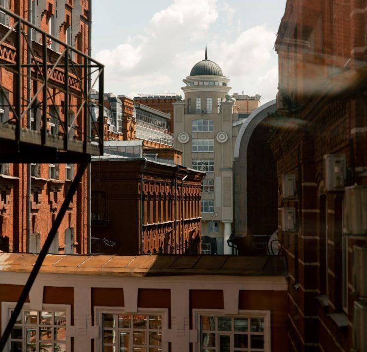 view of city from roof