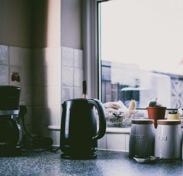 photograph of a kitchen counter
