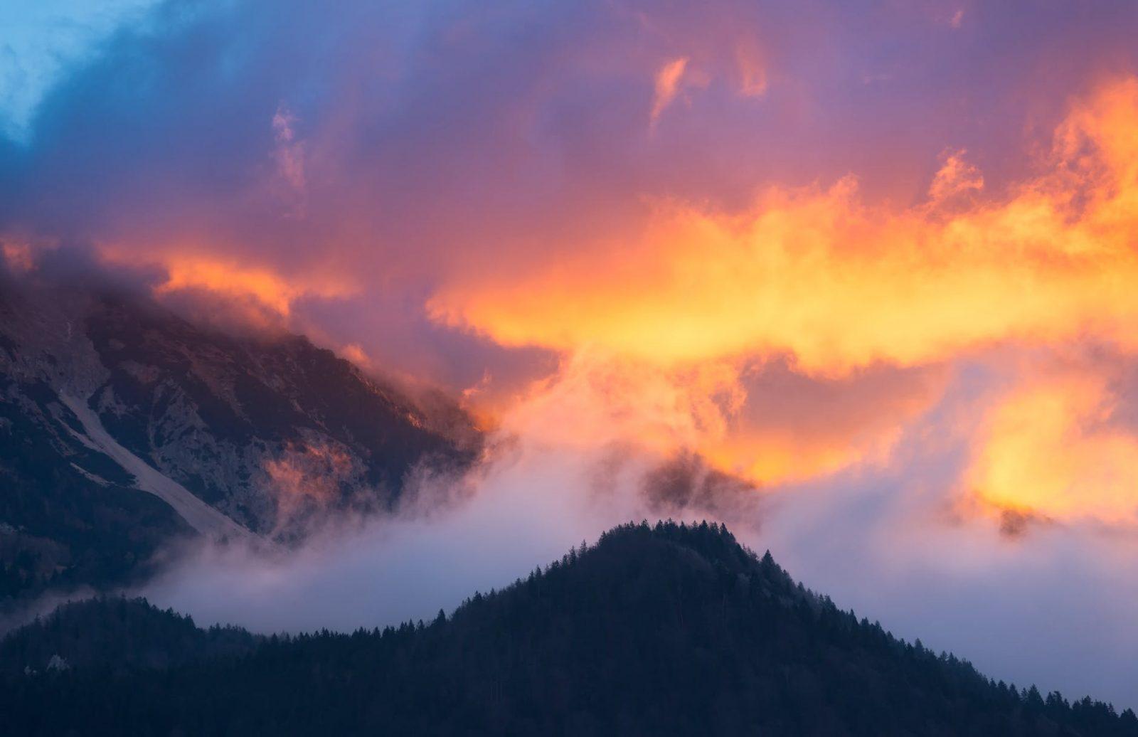 clouds cloudy colorful colors