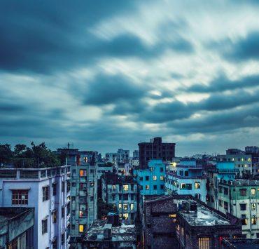 aerial photography of high rise buildings