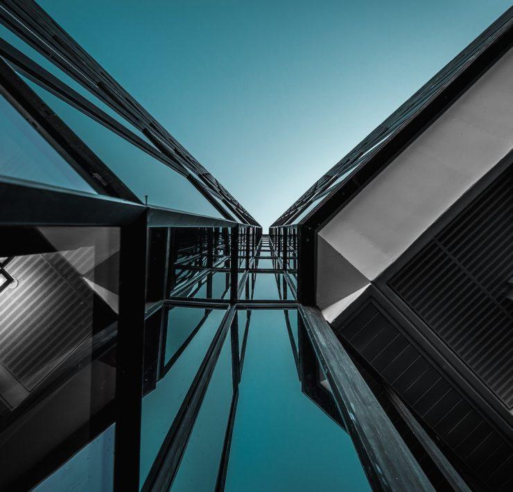 low-angle photography of building