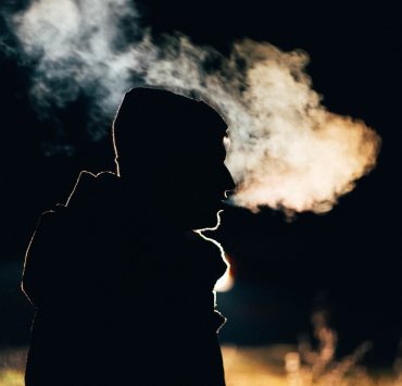 silhouette photography of man