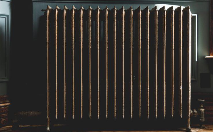 photo of gray oil heater