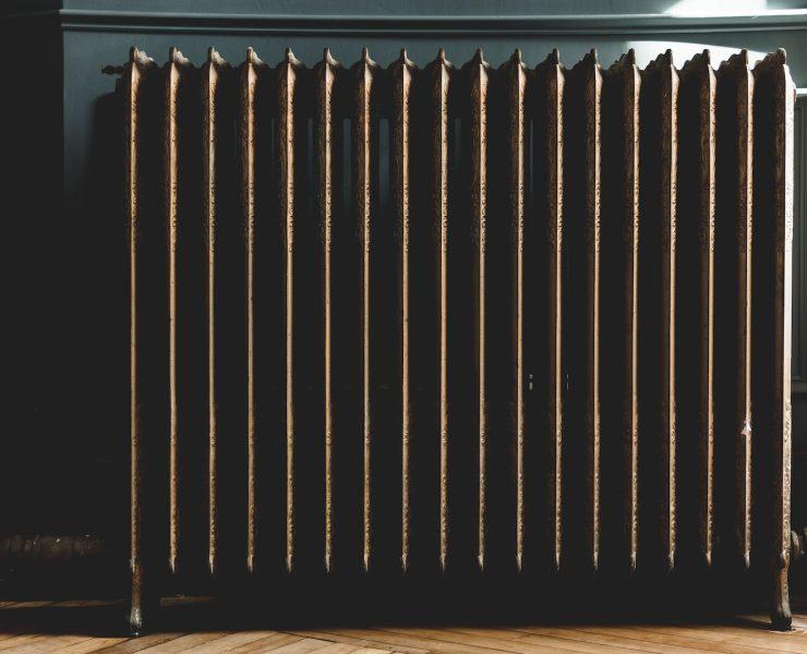 photo of gray oil heater