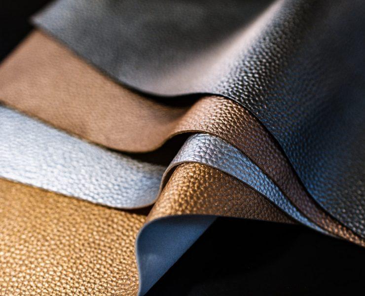 selective-focus of photography of assorted color of leather