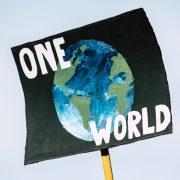 One World signage