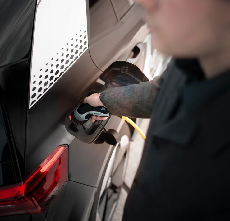 person in black suit jacket