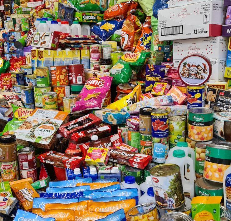 assorted plastic packs on display