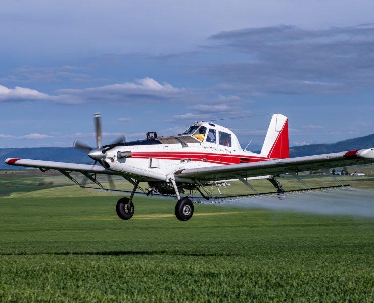 a small airplane on a runway