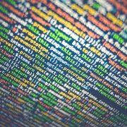 tilt-shift photography of HTML codes