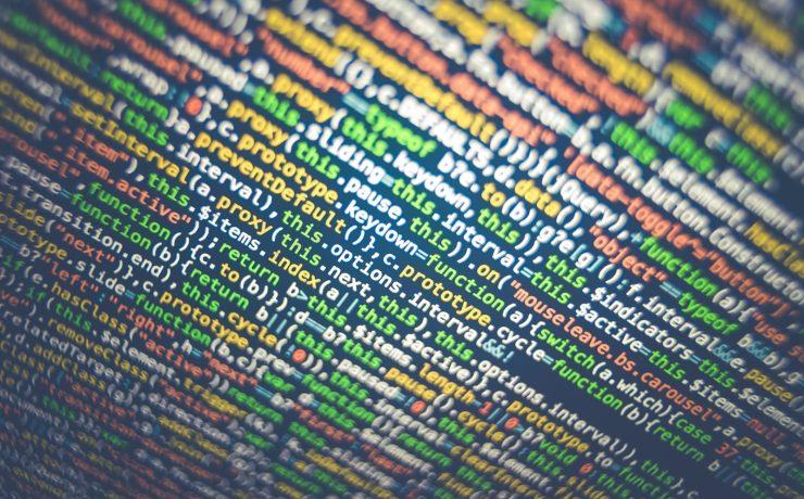 tilt-shift photography of HTML codes