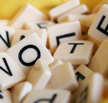 white and black letter b