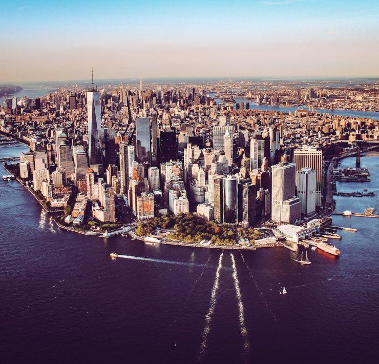 aerial view of city buildings during daytime