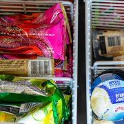 a refrigerator filled with lots of food and condiments