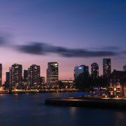 body of water near high-rise buildings