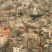 a large city filled with lots of tall buildings