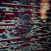 black red and white textile