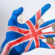 blue white and red star flag