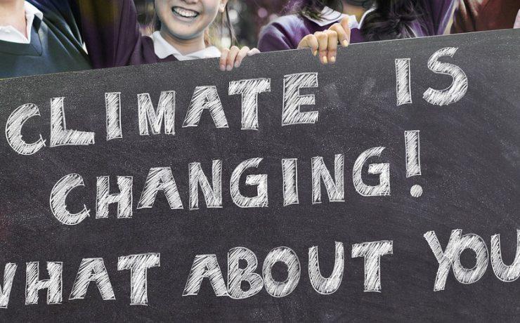 climate change, protest, people