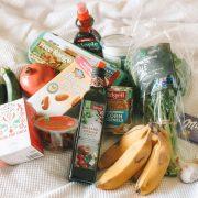 assorted fruit and can lot